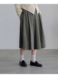 TRプリーツハーフパンツ LOWRYS FARM ローリーズファーム パンツ その他のパンツ グレー ブラック【送料無料】[Rakuten Fashion]