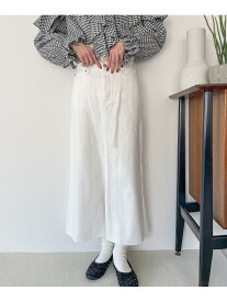 【SALE／50%OFF】CONEタイトロングスカート LOWRYS FARM ローリーズファーム スカート ロング・マキシスカート ネイビー ブルー ホワイト【RBA_E】[Rakuten Fashion]