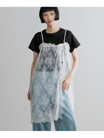 【SALE／30%OFF】2WAYレーススカート/ミニワンピース LOWRYS FARM ローリーズファーム ワンピース・ドレス チュニック ホワイト ブラック【RBA_E】【送料無料】[Rakuten Fashion]