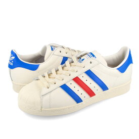 【お買い物マラソンSALE】 15時迄のご注文で即日発送可 adidas SUPERSTAR 82 アディダス スーパースター 82 メンズ レディース ローカット CLOUD WHITE/BLUE DAWN/RED ホワイト hq8876