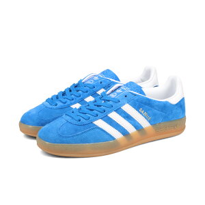 【お買い物マラソンSALE】 adidas GAZELLE INDOOR アディダス ガゼル ガッツレー インドア メンズ レディース スニーカー ローカット BLUEBIRD/FTWR WHITE/GUM ブルー JI2061