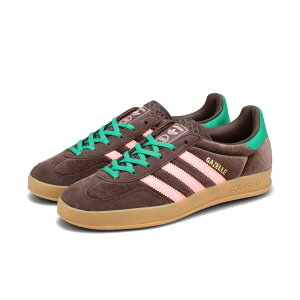 yvCX_Ez adidas GAZELLE INDOOR AfB_X K[ ChA Y fB[X Xj[J[ [Jbg DARK BROWN/GLOW PINK/COURT GREEN uE JI2714