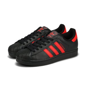 �y30%OFF�z adidas SUPERSTAR II �A�f�B�_�X �X�[�p�[�X�^�[II �����Y ���f�B�[�X �X�j�[�J�[ ���[�J�b�g CORE BLACK/BETTER SCARLET/CORE BLACK �u���b�N JQ2309