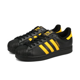 【プライスダウン】 adidas SUPERSTAR II アディダス スーパースター II メンズ レディース スニーカー ローカット CORE BLACK/CREW YELLOW/CORE BLACK ブラック JQ4727