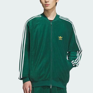 y}\SALEz adidas SST TRACK TERRY TOP AfB_X SST e[ gbN gbv Y fB[X gbNWPbg COLLEGE GREEN/GOLD METALLIC O[ JX8973
