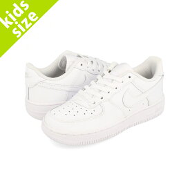 15時迄のご注文で即日発送可 NIKE AIR FORCE 1 LE PS ナイキ エアフォース 1 LE PS 子ども ローカット WHITE/WHITE ホワイト DH2925-111