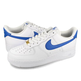 15時迄のご注文で即日発送可 NIKE AIR FORCE 1 '07 ナイキ エア フォース 1 07 メンズ ローカット WHITE/GAME ROYAL/WHITE ホワイト ブルー 白 青 dm2845-100