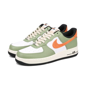 NIKE AIR FORCE 1 '07 iCL GA tH[X 1 07 CO {f Y Xj[J[ [Jbg OIL GREEN/WHITE/SAIL/SAFETY ORANGE O[ FD0758-386