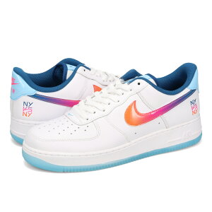 NIKE AIR FORCE 1 07 PRM iCL GAtH[X 1 '07 v~A CO {f Y Xj[J[ [Jbg WHITE/COURT BLUE/HYPER PINK/BRIGHT MANDARIN/AQUARIUS BLUE zCg HF4833-100