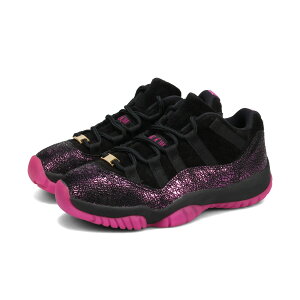 NIKE WMNS AIR JORDAN 11 RETRO LOWyROOK TO QUEENz iCL EBY GA W[_ 11 g [ BLACK/FUCHSIA BLASTar5149-005