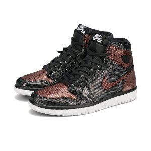 NIKE WMNS AIR JORDAN 1 RETRO HIGH OG -FEARLESS- iCL EBY GA W[_ 1 g nC OG -tBAX- fB[X Xj[J[ nCJbg BLACK/BLACK/MTLC ROSE GOLD ubN CU6690-006