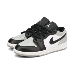 NIKE AIR JORDAN 1 LOW GS ySHADOW TOEz iCL GA W[_ 1 [ GS LT SMOKE GREY/BLACK/WHITE 553560-052