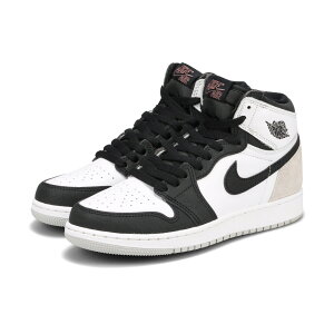 NIKE AIR JORDAN 1 RETRO HIGH OG GS iCL GA W[_ 1 g nC OG GS WHITE/BLACK/GREY FOG/BLEACHED CORAL 575441-108 [1]