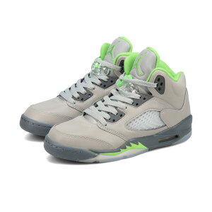NIKE AIR JORDAN 5 RETRO GS iCL GA W[_ 5 g GS SILVER/GREEN BEAN/FLINT GREY dq3734-003