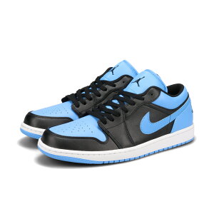 NIKE AIR JORDAN 1 LOW ナイキ エア ジョーダン 1 ロー メンズ スニーカー ローカット BLACK/BLACK/UNIVERSITY BLUE/WHITE ブルー 553558-041
