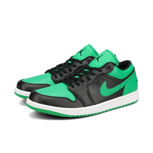 NIKE AIR JORDAN 1 LOW iCL GA W[_ 1 [ Y [Jbg BLACK/BLACK/LUCKY GREEN/WHITE ubN O[ 553558-065 [1]
