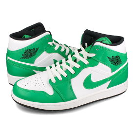 15時迄のご注文で即日発送可 NIKE AIR JORDAN 1 MID ナイキ エア ジョーダン 1 ミッド メンズ ミッドカット LUCKY GREEN/BLACK/WHITE グリーン dq8426-301