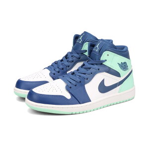 NIKE AIR JORDAN 1 MID iCL GA W[_ 1 ~bh Y Xj[J[ ~bhJbg MYSTIC NAVY/MINT FOAM/WHITE lCr[ 554724-413 [1]