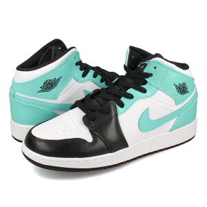 NIKE AIR JORDAN 1 MID GS iCL GA W[_ 1 ~bh GS fB[X Xj[J[ ~bhJbg WHITE/TROPICAL TWIST/BLACK zCg 554725-132