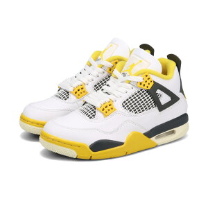 NIKE WMNS AIR JORDAN 4 RETRO yVIVID SULFURz iCL EBY GA W[_ 4 g fB[X Xj[J[ ~bhJbg WHITE/COCONUT MILK/VIVID SULFUR zCg AQ9129-101 [1]