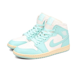 NIKE WMNS AIR JORDAN 1 MID iCL EBY GA W[_ 1 ~bh Y fB[X Xj[J[ ~bhJbg SAIL/LIGHT DEW/MUSLIN u[ BQ6472-132 [1]