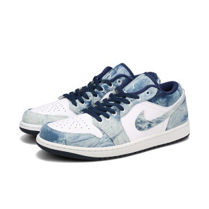 NIKE AIR JORDAN 1 LOW SE yWASHED DENIMz iCL GA W[_ 1 [ SE CO {f Y Xj[J[ [Jbg WHITE/WHITE/MIDNIGHT NAVY u[ CZ8455-100