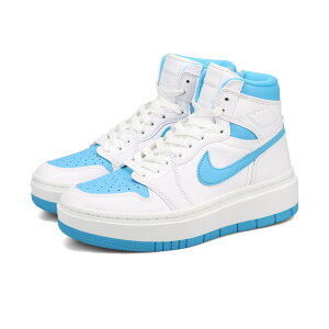 NIKE WMNS AIR JORDAN 1 ELEVATE HIGH yUNCz iCL EBY GA W[_ 1 Gx[g nC fB[X Xj[J[ nCJbg WHITE/WHITE/DARK POWDER BLUE zCg DN3253-114 [1]