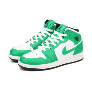 NIKE AIR JORDAN 1 MID GS iCL GA W[_ 1 ~bh GS fB[X Xj[J[ ~bhJbg LUCKY GREEN/BLACK/WHITE O[ DQ8423-301
