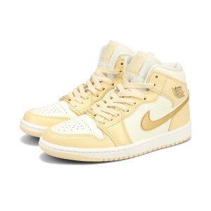NIKE WMNS AIR JORDAN 1 MID yPALE VANILLA GOLDz iCL EBY GAW[_ 1 ~bh yy[ oj S[hz Y fB[X Xj[J[ ~bhJbg PALE VANILLA/METALLIC GOLD/COCONUT MILK/SAIL 
