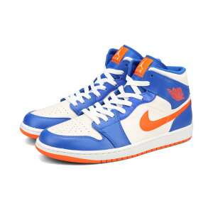 NIKE AIR JORDAN 1 MID iCL GA W[_ 1 ~bh CO {f Y Xj[J[ ~bhJbg GAME ROYAL/RUSH ORANGE/PHANTOM u[ FD1029-400 [1]