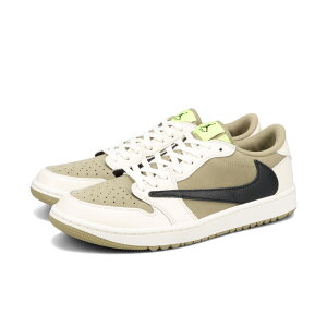NIKE AIR JORDAN 1 LOW GOLF NRG yTRAVIS SCOTTz iCL GA W[_ 1 [ St NRG gBXXRbg Y Xj[J[ [Jbg NEUTRAL OLIVE/BLACK/SAIL O[ FZ3124-200 [1]