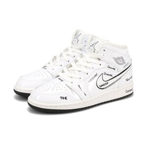 NIKE AIR JORDAN 1 MID GS ySCHEMATICz iCL GAW[_ 1 ~bh GS yXP}eBbNz CO {f fB[X Xj[J[ ~bhJbg WHITE/BLACK zCg DQ1864-100