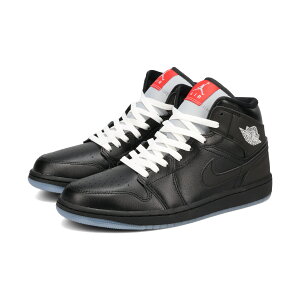 NIKE AIR JORDAN 1 MID SE iCL GA W[_ 1 ~bh SE CO {f Y Xj[J[ ~bhJbg BLACK/SILVER METALLIC/UNIVERSITY RED ubN HV5177-010