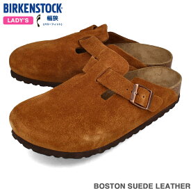 15時迄のご注文で即日発送可 BIRKENSTOCK BOSTON SUEDE LEATHER 【NARROW】 ビルケンシュトック ボストン スエードレザー ナローフィット レディース サンダル MINK ブラウン BKS-1027119