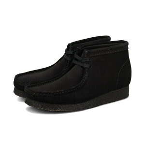 CLARKS WALLABEE BOOT N[NX r[ u[c Y JWA V[Y JV u[c BLACK SUEDE ubN XG[h 26155517