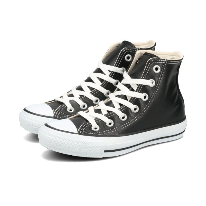 生産終了 コンバース CONVERSE レザー ハイカット スニーカー ブラック