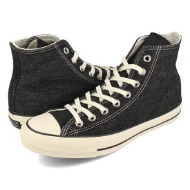 【お買い物マラソンSALE】 15時迄のご注文で即日発送可 CONVERSE ALL STAR 100 OKAYAMA DENIM HI コンバース オールスター 100 オカヤマ デニム ハイ BLACK 313041301SC553