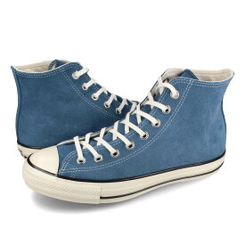 【お買い物マラソンSALE】 15時迄のご注文で即日発送可 CONVERSE SUEDE ALL STAR US HI コンバース スエード オールスター US HI メンズ レディース スニーカー ハイカット NAVY ブルー 31309601