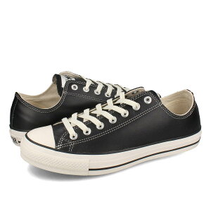 yvCX_Ez CONVERSE LEATHER ALL STAR (R) OX Ro[X U[ I[X^[ (R) OX Y fB[X Xj[J[ [Jbg BLACK ubN 31311321