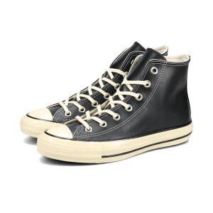 �y40%OFF�z CONVERSE LEATHER ALL STAR US HI �R���o�[�X ���U�[ �I�[���X�^�[ US HI �����Y ���f�B�[�X �X�j�[�J�[ �n�C�J�b�g BLACK �u���b�N 31313510
