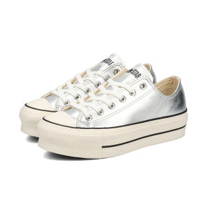 y}\SALEz CONVERSE LEATHER ALL STAR (R) LIFTED OX Ro[X U[ I[X^[ (R) tebh OX Y fB[X Xj[J[ [Jbg SILVER Vo[ 31314280