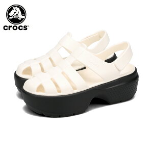 yvCX_Ez CROCS STOMP FISHERMAN SANDAL NbNX Xgv tBbV[} T_ Y fB[X T_ CHALK zCg 209938-0WV