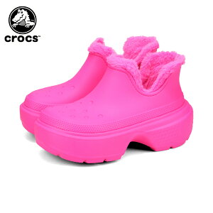 y}\SALEz CROCS STOMP SHORTY BOOT NbNX Xgv V[eB[ u[c Y fB[X u[c PINK CRUSH sN 210673-6TW
