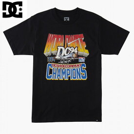 DC SHOES 94 CHAMPS HSS ディーシー シューズ 94 CHAMPS HSS メンズ 半袖Tシャツ BLACK ブラック DST241082-KVJ0【追跡可能メール便・日時指定不可】