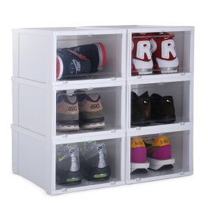 �y50%OFF�z KICKS LAB. SHOE STORAGE BOX 6 BOX SET �L�b�N�X���{ �V���[�X�g���[�W �{�b�N�X 6 BOX�Z�b�g WHITE