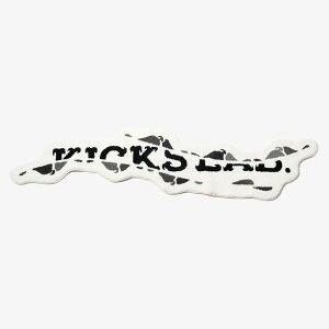�y50%OFF�z KICKS LAB. LOGO RUG �L�b�N�X���{ ���S ���O ���{�� �}�b�g �O�~ WHITE �z���C�g KL-LOGO-RUG-01-WHT