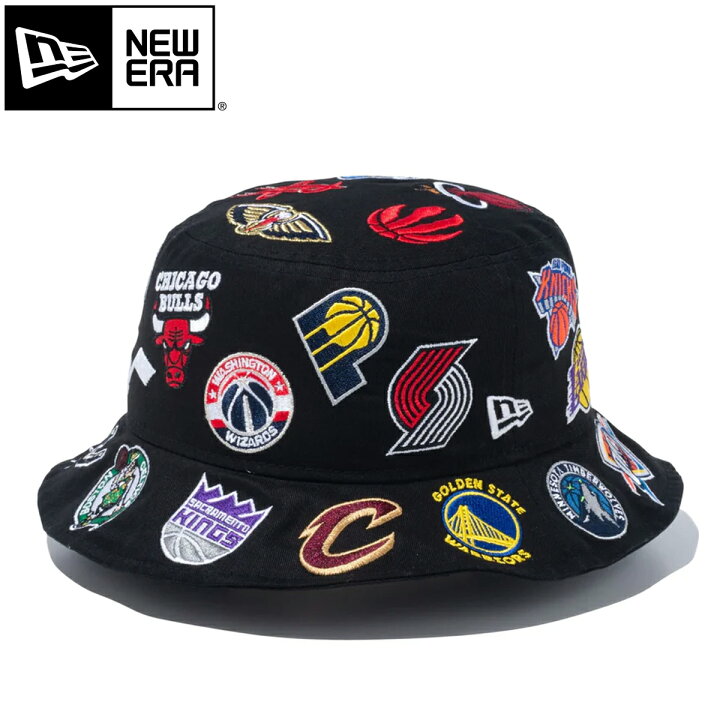 楽天市場】NEW ERA BUCKET01 TEAM LOGO ALL OVER NBA ニューエラ 