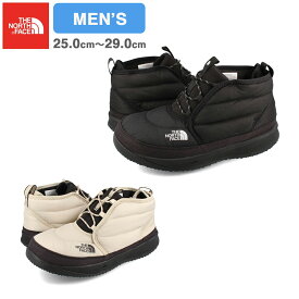 【お買い物マラソンSALE】 15時迄のご注文で即日発送可 THE NORTH FACE NUPTSE CHUKKA ザ ノース フェイス ヌプシ チャッカ メンズ ブーツ KK ブラック 黒 NF02273