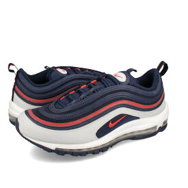 15時迄のご注文で即日発送可 NIKE AIR MAX 97 ナイキ エア マックス 97 メンズ スニーカー ローカット MIDNIGHT NAVY/OBSIDIAN/PHOTO DUST/TRACK RED ネイビー 921826-405