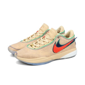 NIKE LEBRON XX �i�C�L ���u���� 20 �����Y �X�j�[�J�[ ���[�J�b�g SESAME/LT CRIMSON/SAIL �u���E�� DV9090-200 [1]